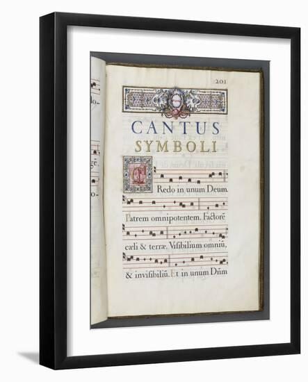 Graduale romanum, exécuté par P. Louis Blouin-J.B. de Bray-Framed Giclee Print