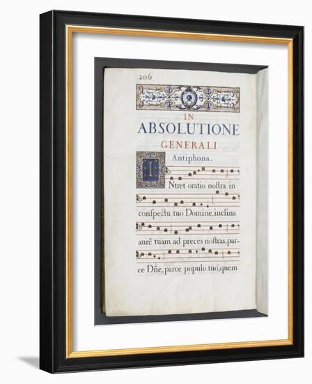 Graduale romanum, exécuté par P. Louis Blouin-J.B. de Bray-Framed Giclee Print