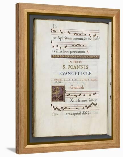 Graduale romanum, exécuté par P. Louis Blouin-J.B. de Bray-Framed Premier Image Canvas