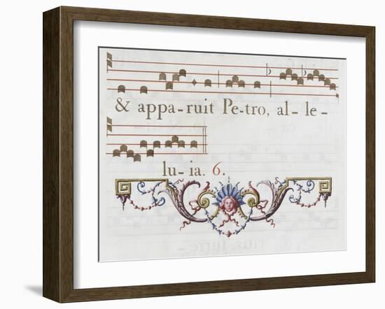 Graduale romanum, exécuté par P. Louis Blouin-J.B. de Bray-Framed Giclee Print