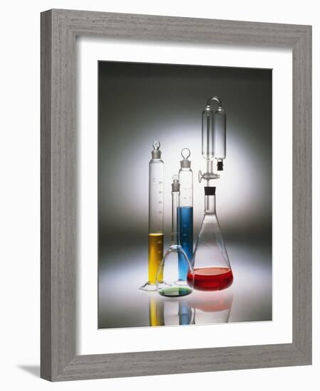 Graduated Cylinders and Flasks-Andrew Unangst-Framed Photographic Print