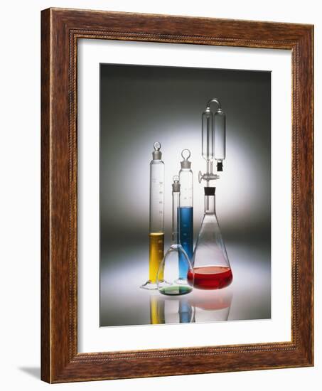 Graduated Cylinders and Flasks-Andrew Unangst-Framed Photographic Print