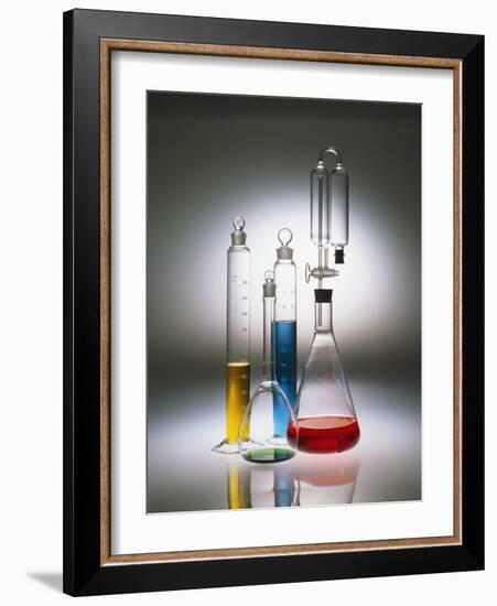 Graduated Cylinders and Flasks-Andrew Unangst-Framed Photographic Print