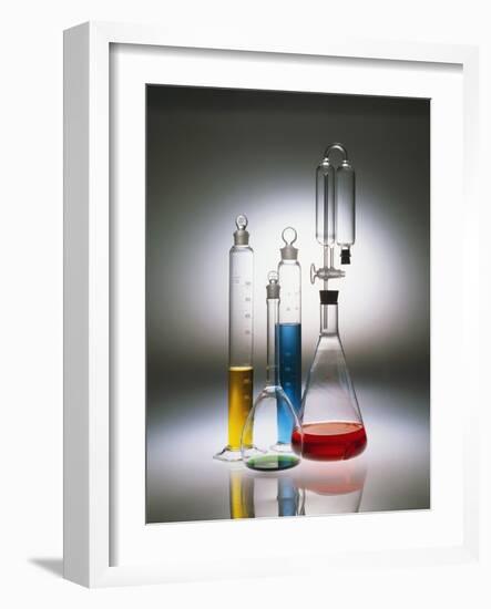 Graduated Cylinders and Flasks-Andrew Unangst-Framed Photographic Print