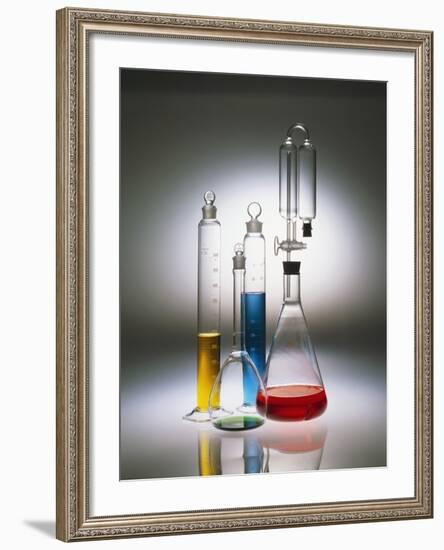 Graduated Cylinders and Flasks-Andrew Unangst-Framed Photographic Print