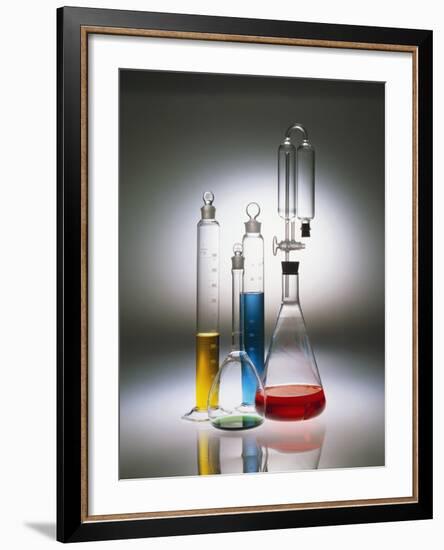 Graduated Cylinders and Flasks-Andrew Unangst-Framed Photographic Print