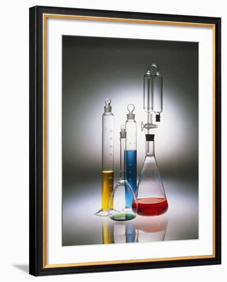 Graduated Cylinders and Flasks-Andrew Unangst-Framed Photographic Print