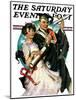 "Graduating Couple," Saturday Evening Post Cover, June 11, 1927-Ellen Pyle-Mounted Giclee Print