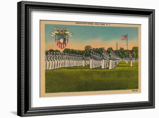 Graduation Parade, West Point, New York, C1940S-null-Framed Giclee Print