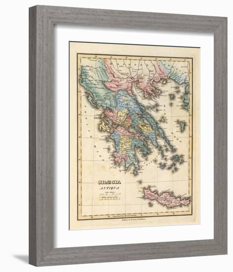 Graecia Antiqua, c.1823-Fielding Lucas-Framed Art Print