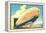 Graf Zeppelin at the Hangar-null-Framed Stretched Canvas