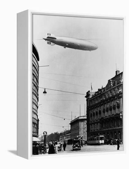 Graf Zeppelin Ii over Berlin-null-Framed Premier Image Canvas