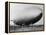 Graf Zeppelin People Mill Around as the Airship Prepares for Take Off-null-Framed Premier Image Canvas