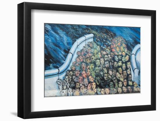 Graffiti, Berlin Wall, Berlin, Germany, Europe-James Emmerson-Framed Photographic Print