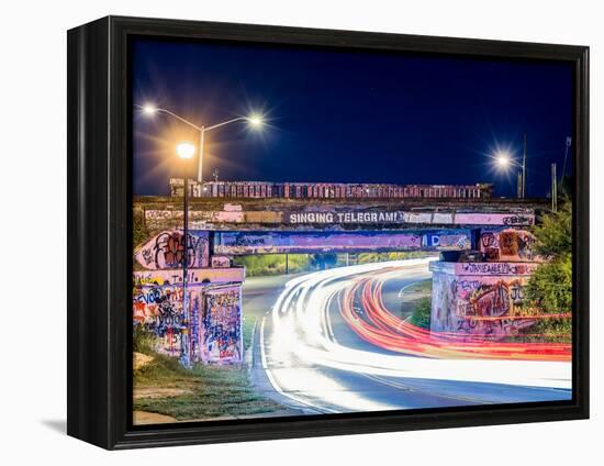 Graffiti Bridge-Benjamin Schaefer-Framed Premier Image Canvas