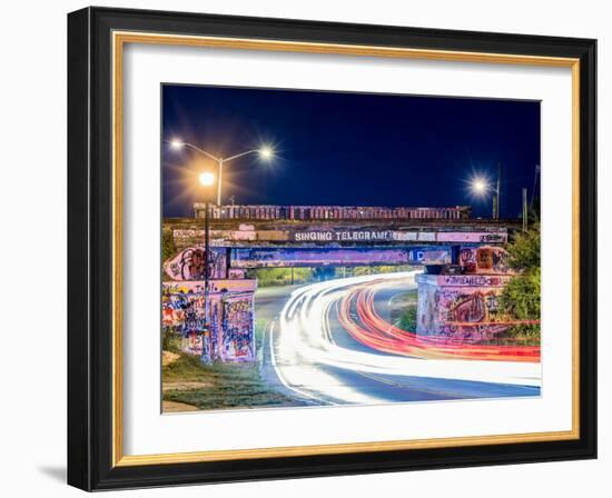 Graffiti Bridge-Benjamin Schaefer-Framed Photographic Print