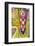 Graffiti, Coloured Rocket, Ottensen, Hanseatic City Hamburg, Germany-Axel Schmies-Framed Photographic Print