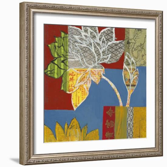 Graffiti Floral I-Liz Jardine-Framed Art Print