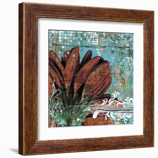 Graffiti Gerbera-Christina Lazar-schuler-Framed Giclee Print