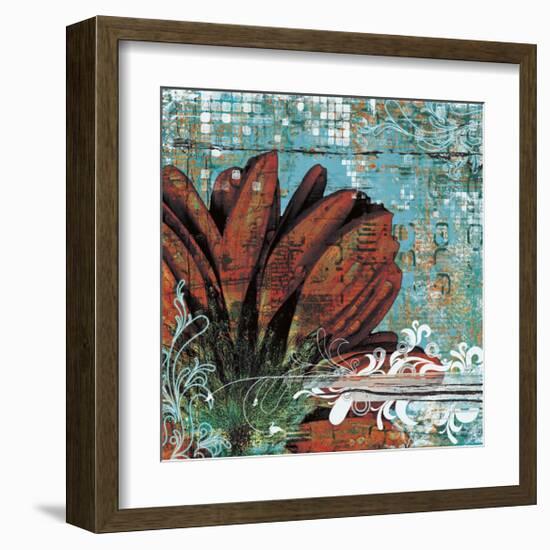 Graffiti Gerbera-Christina Lazar-schuler-Framed Giclee Print