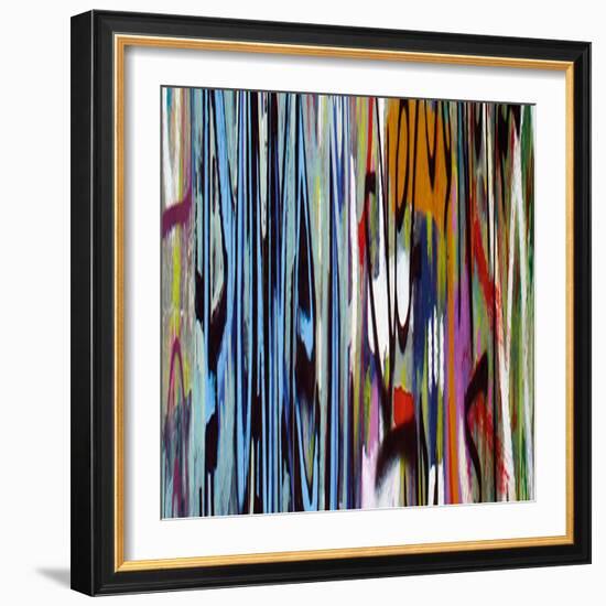 Graffiti II-Tony Koukos-Framed Giclee Print