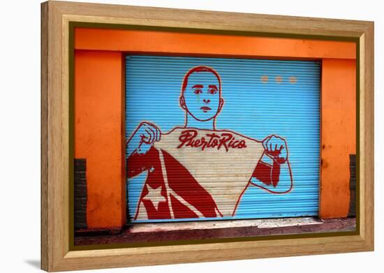 Graffiti in San Juan Puerto Rico-null-Framed Stretched Canvas