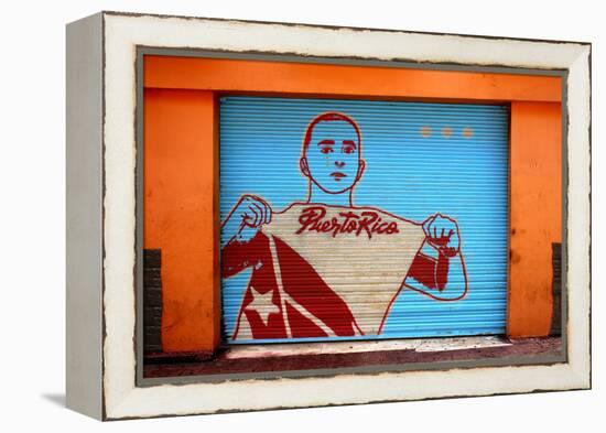 Graffiti in San Juan Puerto Rico-null-Framed Stretched Canvas