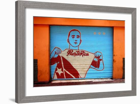 Graffiti in San Juan Puerto Rico-null-Framed Photo
