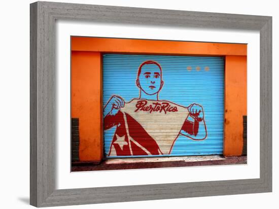 Graffiti in San Juan Puerto Rico-null-Framed Photo