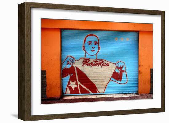 Graffiti in San Juan Puerto Rico-null-Framed Photo