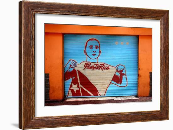 Graffiti in San Juan Puerto Rico-null-Framed Photo