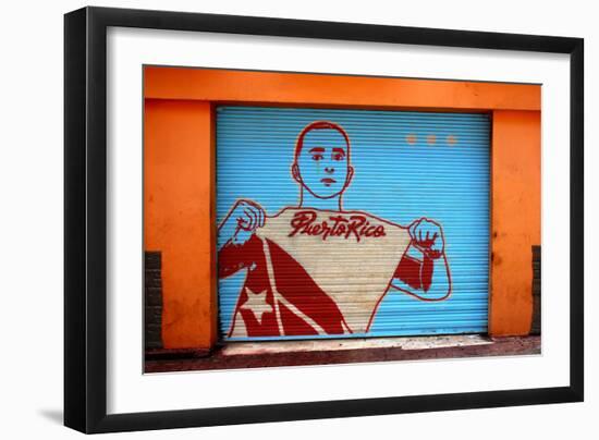 Graffiti in San Juan Puerto Rico-null-Framed Photo