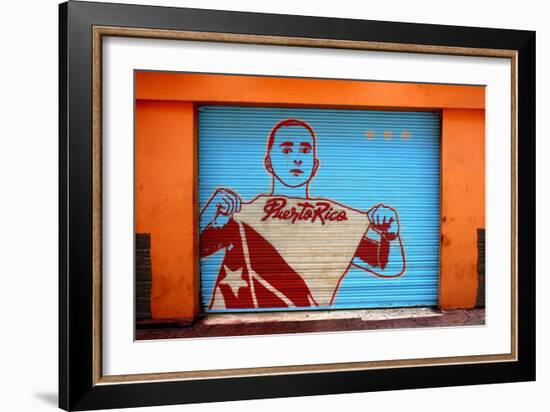 Graffiti in San Juan Puerto Rico-null-Framed Photo