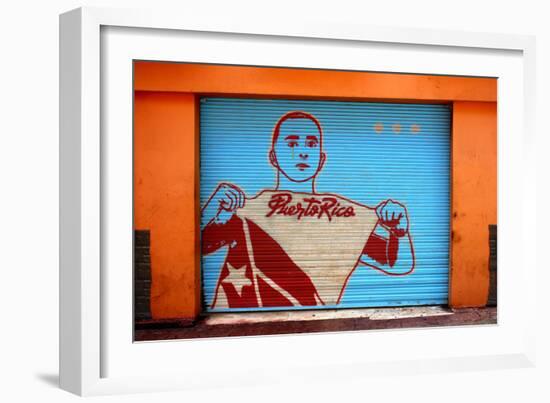 Graffiti in San Juan Puerto Rico-null-Framed Photo