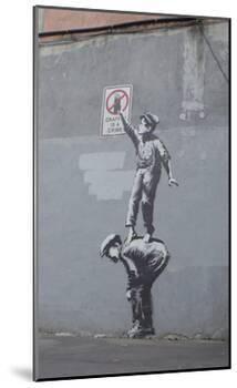 Graffiti Is a Crime-Banksy-Mounted Giclee Print