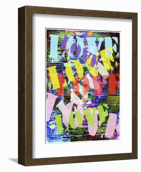 Graffiti Love I-null-Framed Premium Giclee Print