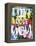 Graffiti Love II-null-Framed Stretched Canvas