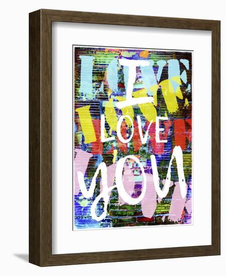 Graffiti Love II-null-Framed Premium Giclee Print