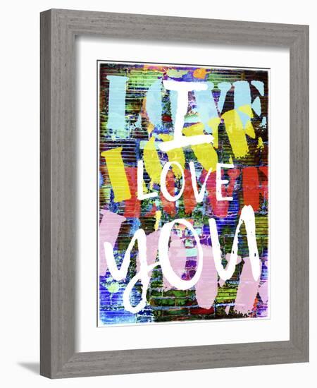 Graffiti Love II-null-Framed Art Print