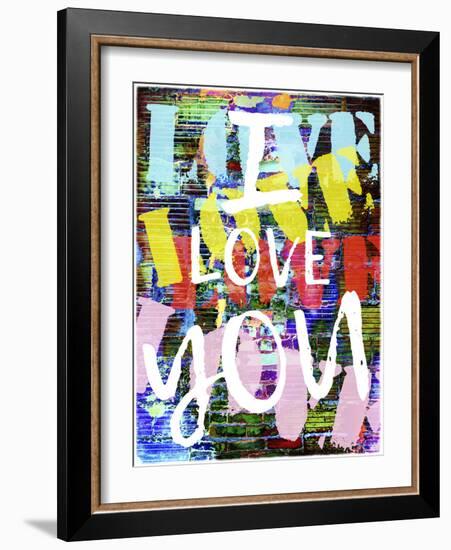 Graffiti Love II-null-Framed Art Print