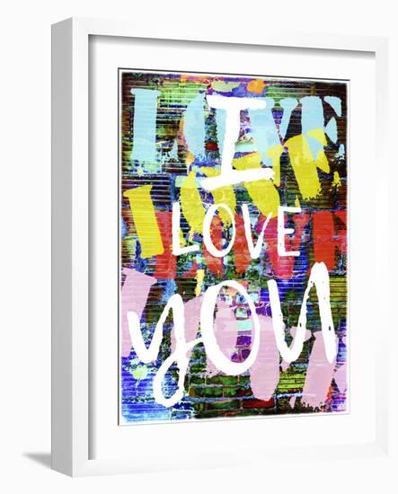 Graffiti Love II-null-Framed Art Print