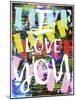 Graffiti Love II-null-Mounted Art Print