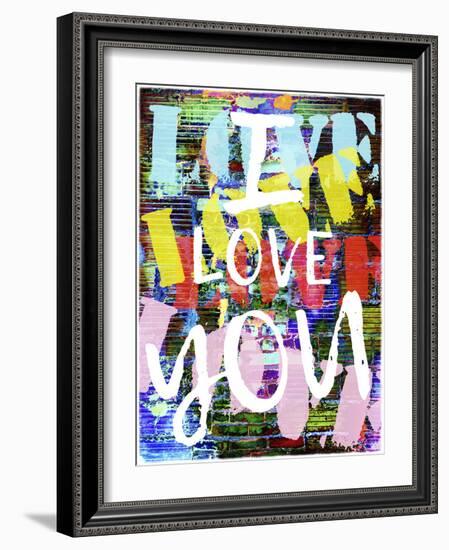 Graffiti Love II-null-Framed Art Print