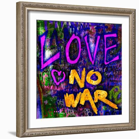 Graffiti Love-Diane Stimson-Framed Art Print