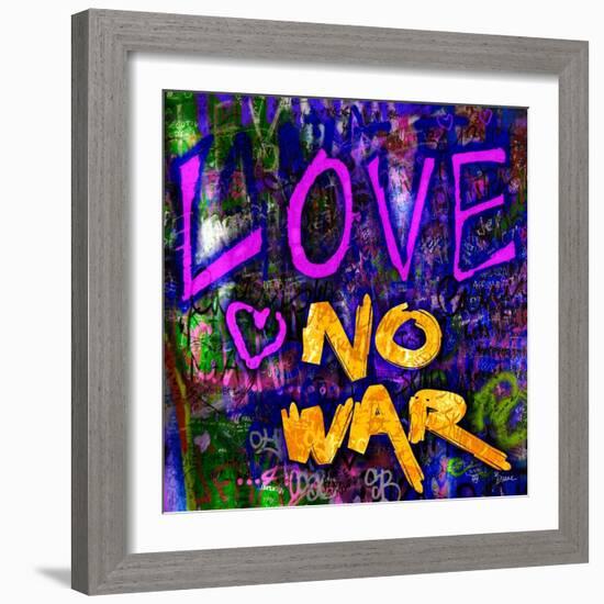 Graffiti Love-Diane Stimson-Framed Art Print
