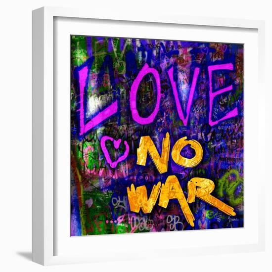 Graffiti Love-Diane Stimson-Framed Art Print