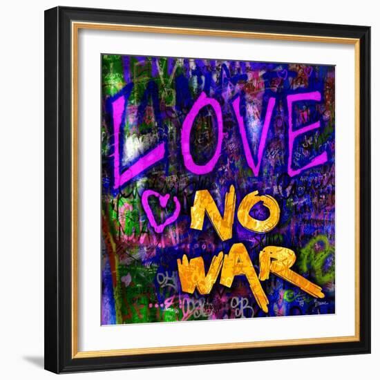 Graffiti Love-Diane Stimson-Framed Art Print