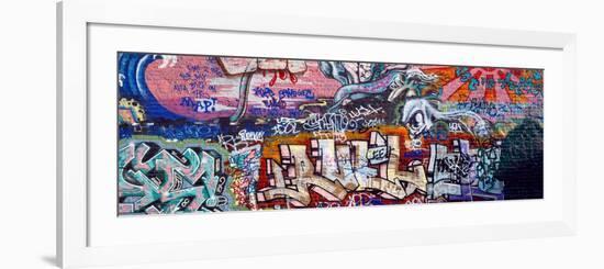 Graffiti on City Wall-null-Framed Photographic Print