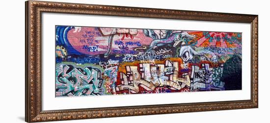 Graffiti on City Wall-null-Framed Photographic Print