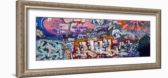 Graffiti on City Wall-null-Framed Photographic Print